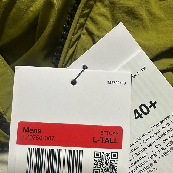 New Nike Tech Men's Woven Jacket in Pacific Moss/Black Sz Large Tall FZ0750-307 - Picture 5 of 9